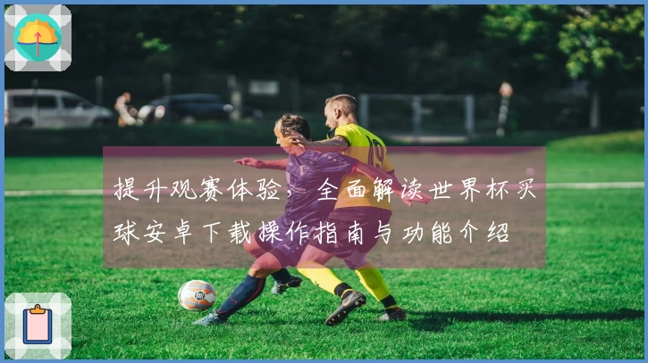 提升观赛体验,全面解读世界杯买球安卓下载操作指南与功能介绍